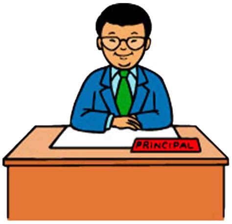 Principal Clipart Black And White - ClipArt Best