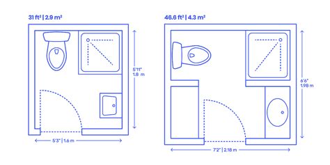 Corner Shower Bathrooms Dimensions & Drawings | Dimensions.com