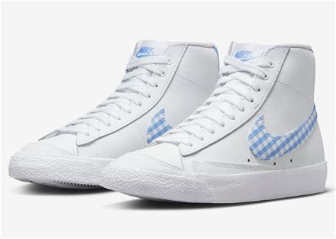 Nike Blazer Mid Blue Gingham FD9163-100 | SBD