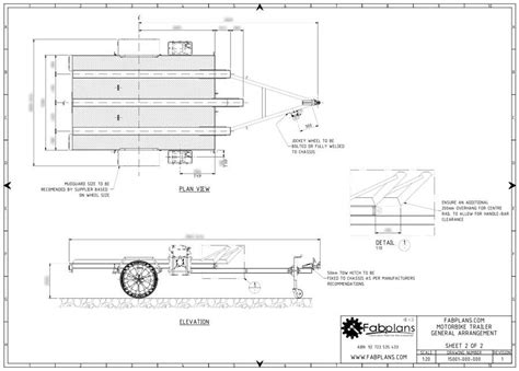 Motorbike Trailer Plans | Build your own MX Trailer – FabPlans