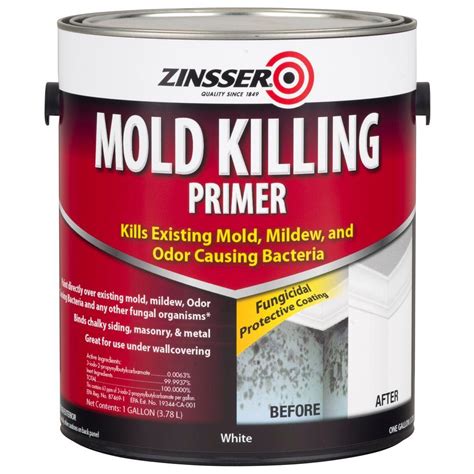 Zinsser 1 gal. Mold Killing Interior/Exterior Primer (2-Pack)-276049 ...