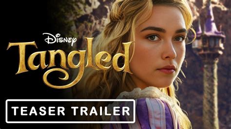 Tangled : Live Action (2025) | Official Disney Trailer Florence Pugh ...