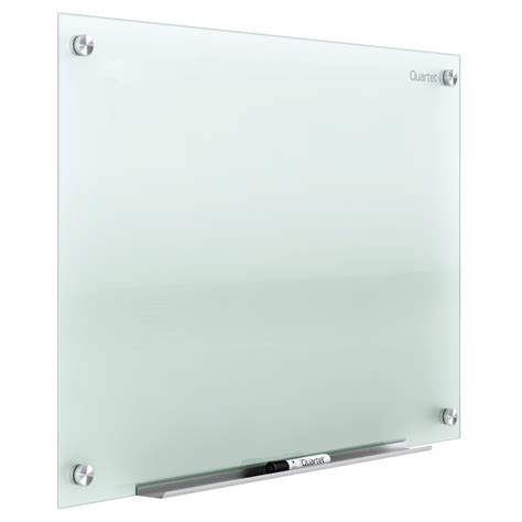 Quartet Infinity Glass Dry Erase Board, 48" x 36", Frosted, White ...