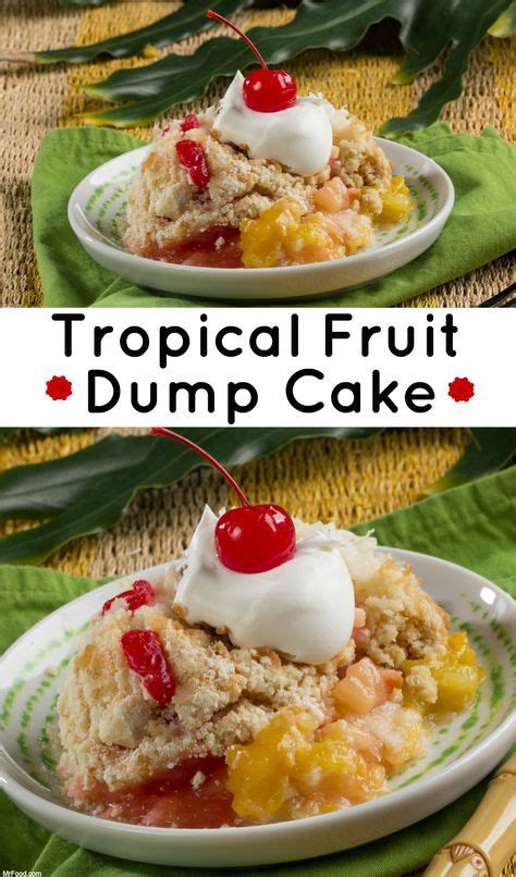 Tropical Fruit Dump Cake | Recipe | Dump cake, Dump cake recipes, Mr ...