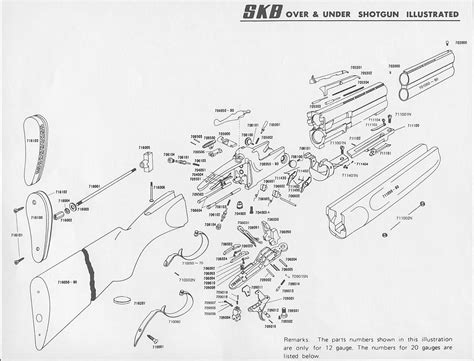 12 GA Over-Under Parts | SKB Shotguns