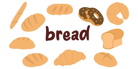 set of bread vector illustration 34966204 Vector Art at Vecteezy