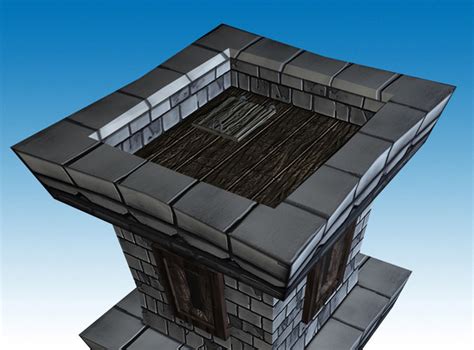 Archer Tower 3D Model Game ready .max .obj .3ds .fbx .dxf .dwg ...