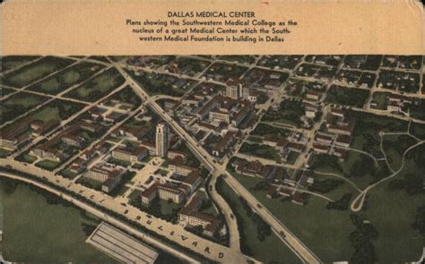 Dallas Medical Center Texas Postcard