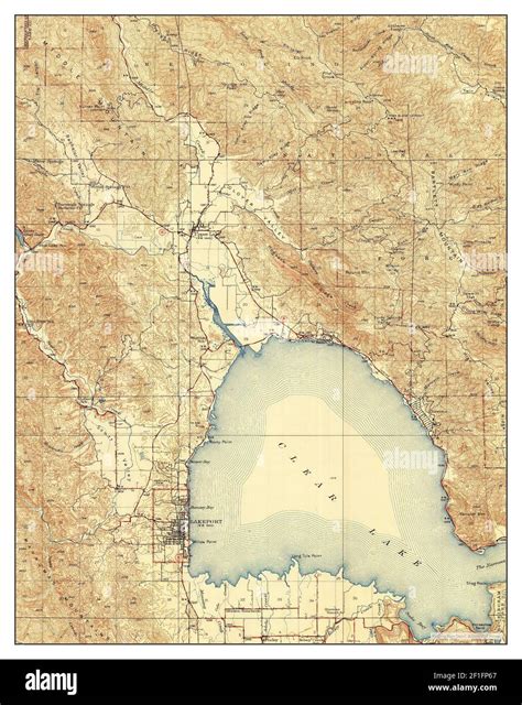 Lakeport, California, map 1938, 1:62500, United States of America by ...