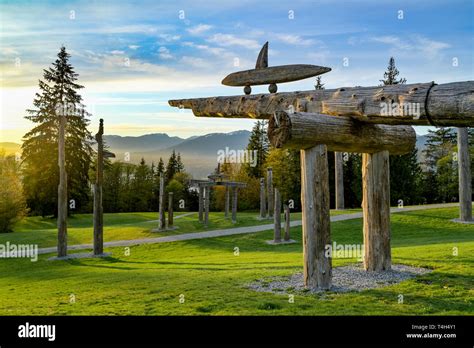 Japanese Ainu totems, Kamui Mintara, Playground of the Gods, Kushiro ...