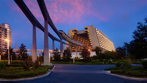 disney contemporary resort outside monorail night | Datex Conference