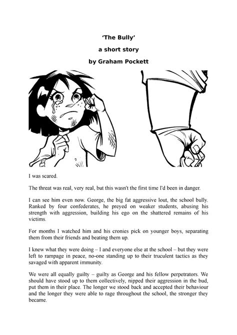 The Bully (Promoting Reading Culture Task) - ‘The Bully’ a short story ...