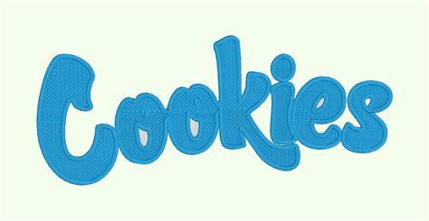 Cookies Logo PES File - Etsy