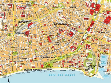 Nice France Map Travel - Gabbey Christalle