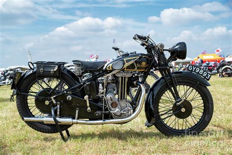 1932 Sunbeam Motorcycle Photograph by Tim Gainey