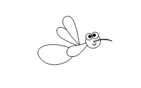 How to Draw a Mosquito Step by Step for Kids