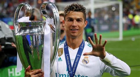 Cristiano Ronaldo becomes first player to win five Champion League ...