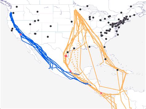 Autumn migration paths of 29 satellite-tracked Ospreys originating in ...