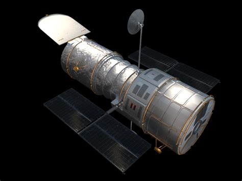 Hubble Space Telescope 3D Model - 3D Models World