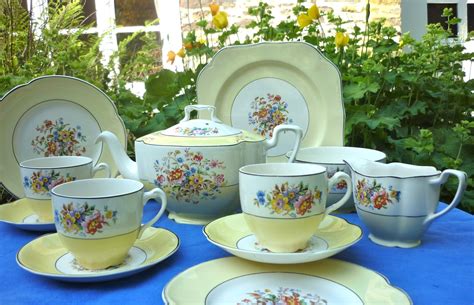 Johnson Brothers Vintage Yellow Tea Set