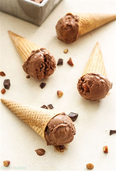 Salted Double Chocolate Almond Ice Cream - Recipe Runner