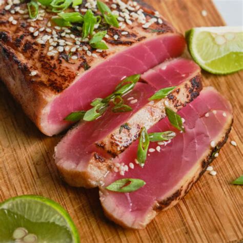 Seared Ahi Tuna Steak - Food Faith Fitness