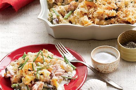 New Tuna Casserole with Potato Chips - singlerecipe.com