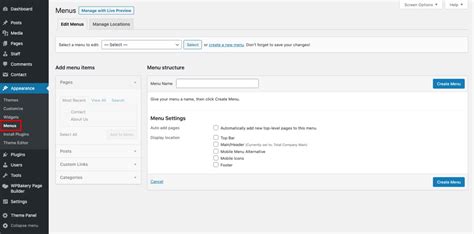 How to Create a Menu in WordPress - WPExplorer