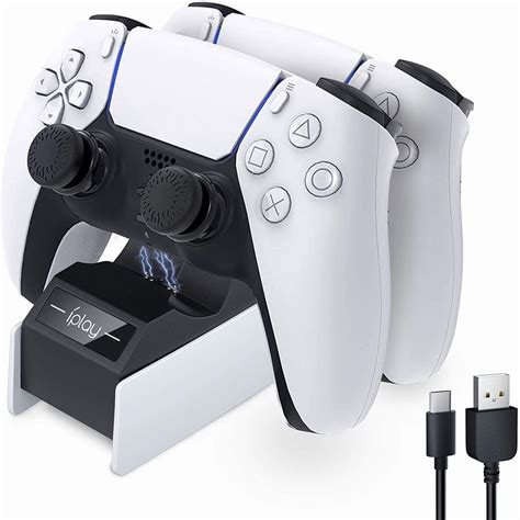 axGear Ps5 Controller Charger, Playstation 5 Controller Charging ...