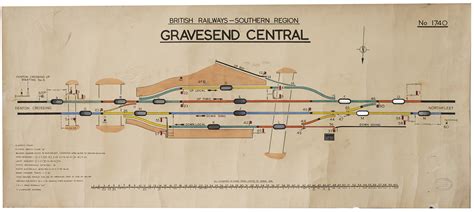 BR(S) Signal Box Diagram BRITISH RAILWAYS SOUTHERN - Signal Box Diagrams