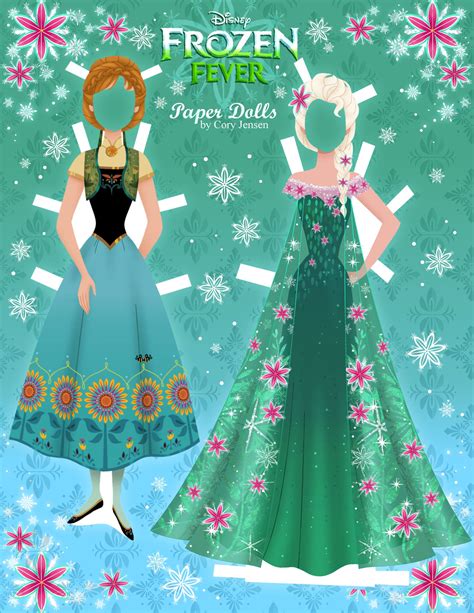 Frozen Fever Anna and Elsa Paper Dolls - Frozen Photo (38104950) - Fanpop