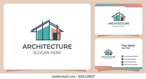 Minimalist Architect Logo Creative Line Art Stock Vector (Royalty Free ...