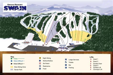 Swain Ski Resort Trail Map | New York Ski Resort Maps