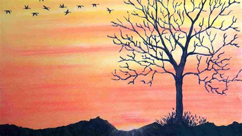 Sunset Drawings In Pencil at PaintingValley.com | Explore collection of ...