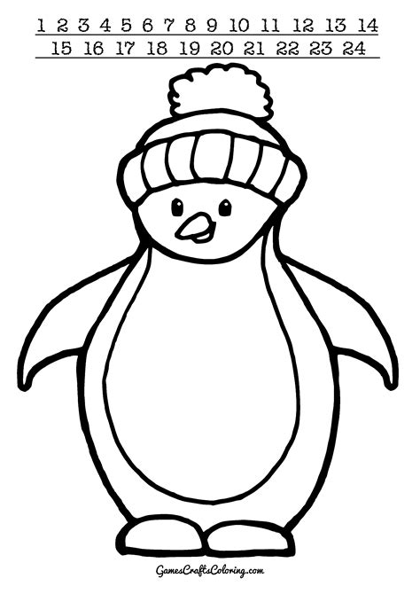 Penguin Coloring Printable - Printable Word Searches