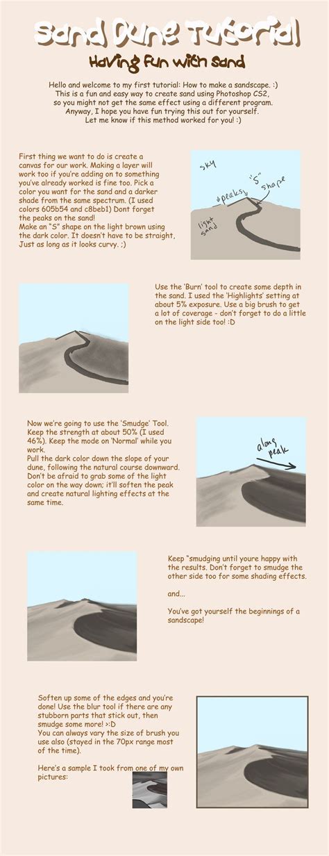 Easy Sand Tutorial by zerotozune on deviantART | Concept art tutorial ...