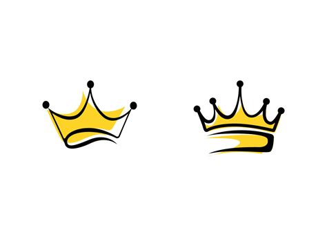 Vintage Crown Logo Royal King Queen abstract Logo design vector ...