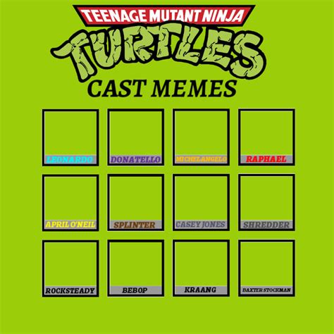 TMNT 1987 Cast Memes by SuperG-Bot on DeviantArt