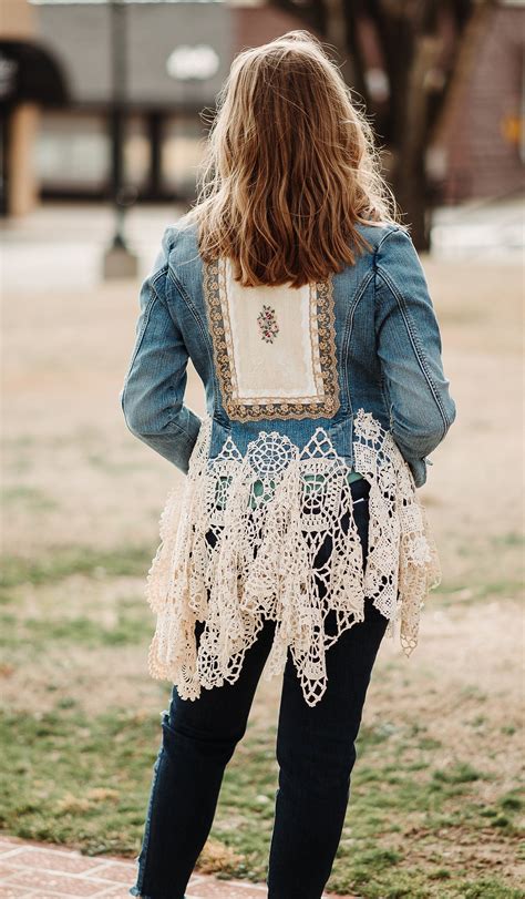 The Avonlea Jacket Upcycled Clothing Denim Jacket - Etsy | Upcycle ...