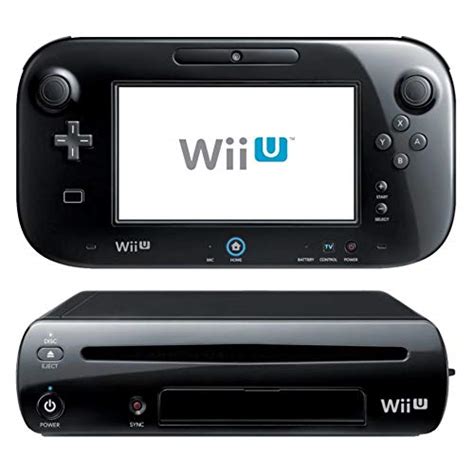 Amazon.com: Nintendo Wii U Console 32GB Basic Set - Black (Renewed ...