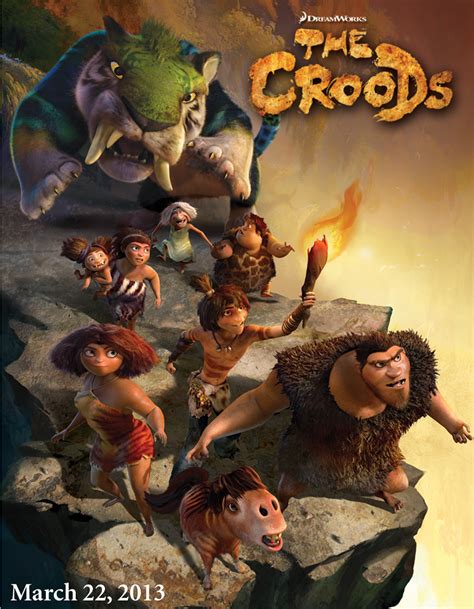 Poster Art for DreamWorks CGI Animated Movie THE CROODS — GeekTyrant