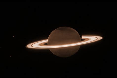 Saturn’s iconic rings glowing eerily in new JWS Telescope images ...