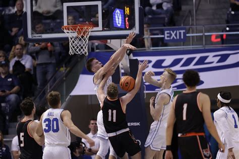 BYU men’s hoops survives ugly opener with Idaho State | News, Sports ...