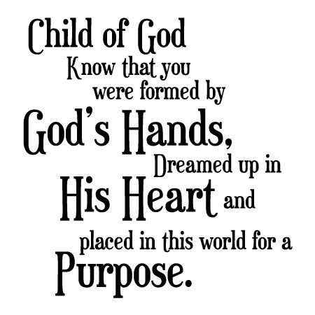 Child of God Wall Quotes™ Decal | WallQuotes.com