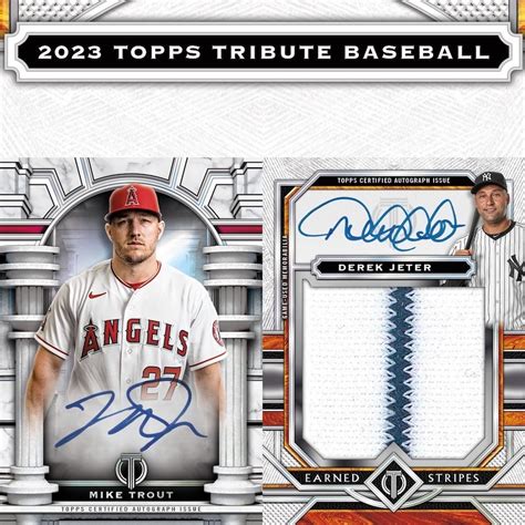 2023 Topps Tribute Baseball Checklist, Set Details, Boxes, Reviews