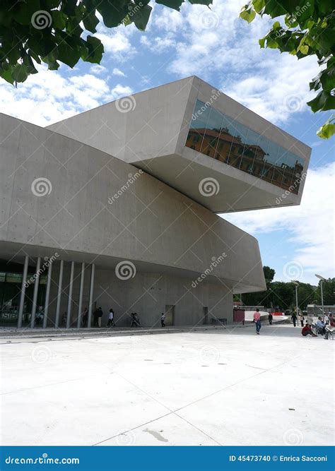 MAXXI Museum, Rome, Italy editorial image. Image of modern - 45473740