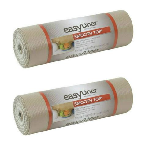 Duck Brand 854357 Smooth Top Easy Liner Non-Adhesive Shelf Liner 12 ...