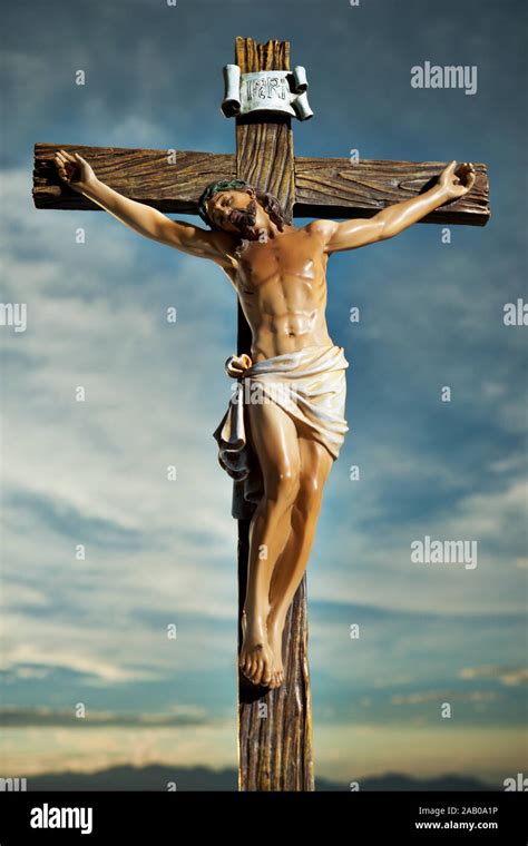 Jesus Christ On Cross Statue