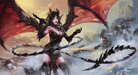 Female Demon Wallpaper - WallpaperSafari