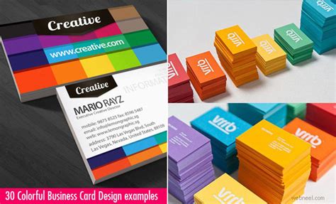 30 Colorful Business Card Design Examples for your inspiration